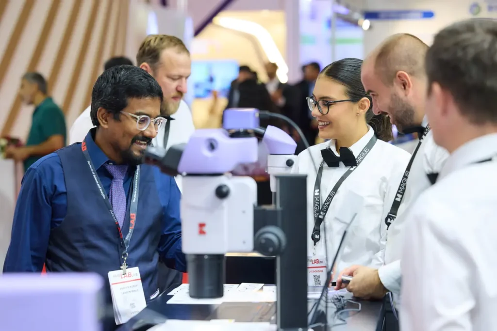 Albatec exhibition stand at ArabLab Dubai 2026