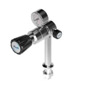 Bench-mounted point-of-use regulator for laboratory gas control