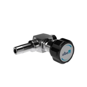 Diaphragm flow-regulating valve for precise specialty gas control