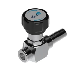 Diaphragm flow-regulating valve for precise specialty gas control