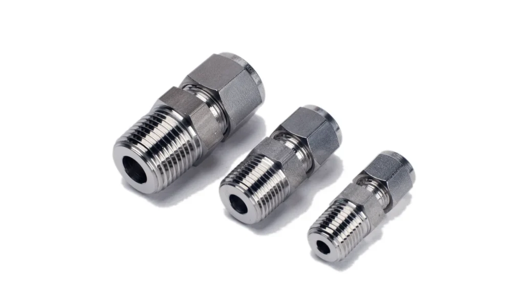 Stainless-steel instrument fittings for specialty gas installations