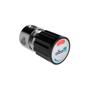 Two-port diaphragm shut-off valve for specialty gas service