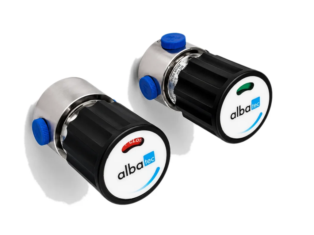 Two-port diaphragm shut-off valve for specialty gas service