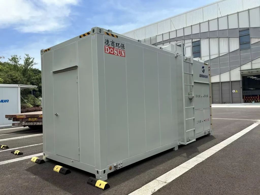 Outdoor waste storage container with secure double-door access
